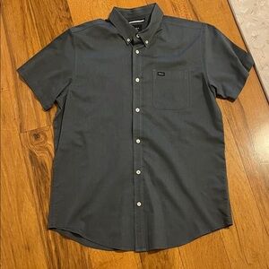 RVCA slim fit button up shirt